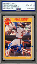 Reggie Jackson Gem Mint 10 PSA DNA Signed 1985 Fleer Super Star Special Autograph