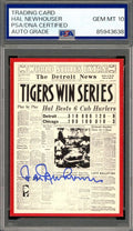 Hal Newhouser Gem Mint 10 PSA DNA Signed 1981 Detroit News Autograph