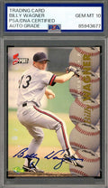 Billy Wagner Gem Mint 10 PSA DNA Signed 1995 Classic 5 Sport Rookie Autograph