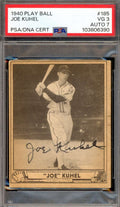 Joe Kuhel PSA DNA Signed 1940 Play Ball Autograph