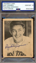 Doc Cramer Gem Mint 10 PSA DNA Signed 1939 Play Ball Autograph