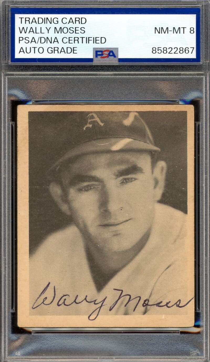 Wally Moses PSA DNA Signed 1939 Play Ball Autograph