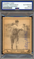 Whitey Whitehead PSA DNA Signed 1940 Play Ball Autograph