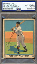 Roy Weatherly PSA DNA Signed 1941 Play Ball Autograph