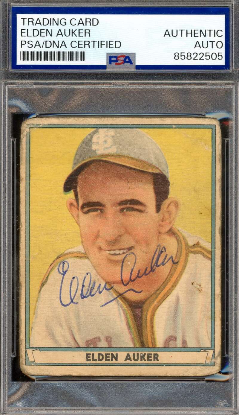 Elden Auker PSA DNA Signed 1941 Play Ball Autograph