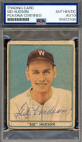 Sid Hudson PSA DNA Signed 1941 Play Ball Autograph