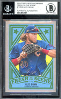 Alec Bohm Beckett BAS Signed 2019 Topps Heritage Fresh On The Scene Rookie Autograph