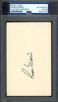 Roger Maris PSA DNA Signed 3x5 Index Card Autograph