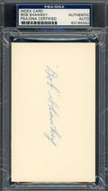Bob Shawkey PSA DNA Signed 3x5 Index Card Yankees Autograph