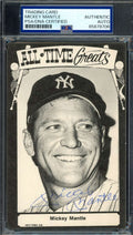 Mickey Mantle PSA DNA Signed Photo Postcard Autographed