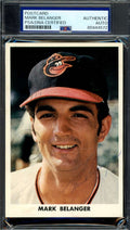 Mark Belanger PSA DNA Signed Photo Postcard 1972 Postmark Autograph