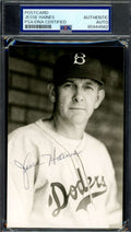Jesse Haines PSA DNA Signed Photo Postcard Autograph