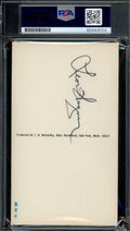 Leon Wagner PSA DNA Signed McCarthy Photo Postcard Autograph