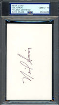 Neil Simon Gem Mint 10 PSA DNA Signed 3x5 Index Card Autograph