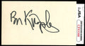 Ben Kingsley JSA Coa Signed 3x5 Index Card Autograph