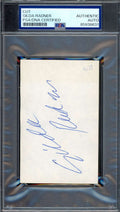 Gilda Radner PSA DNA Signed 3x5 Index Card Cut Autograph