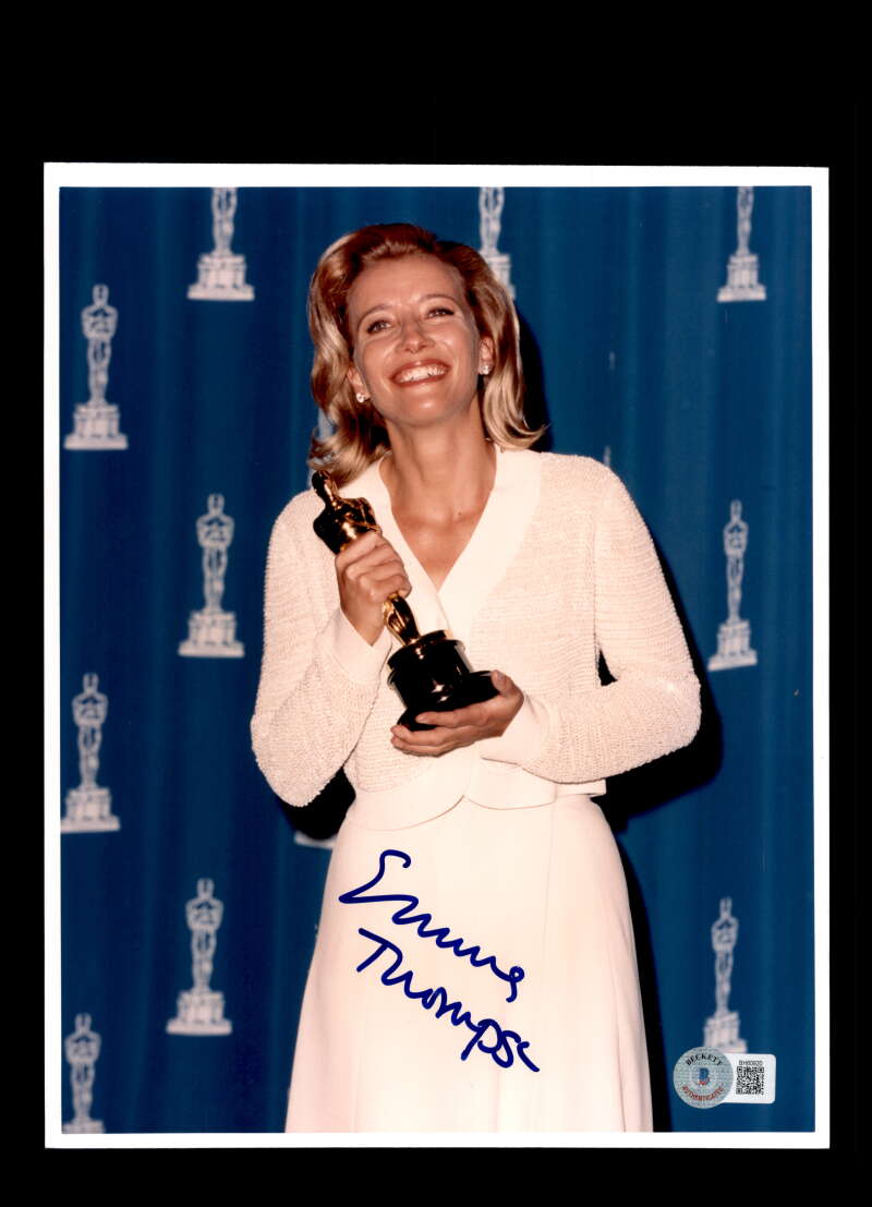 Emma Thompson Beckett BAS Signed 8x10 Photo Autograph