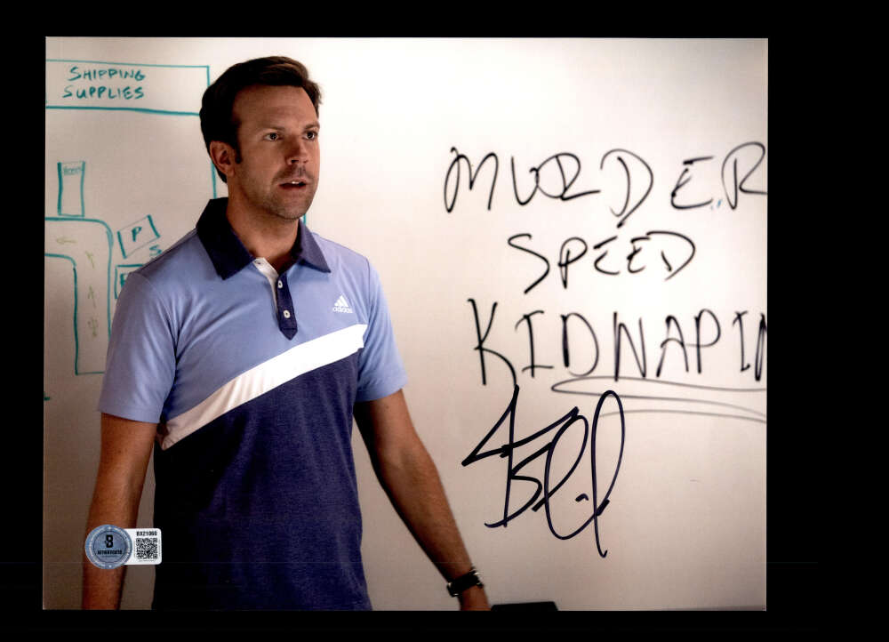 Jason Sudeikis Beckett BAS Signed 8x10 Photo Ted Lasso Autograph