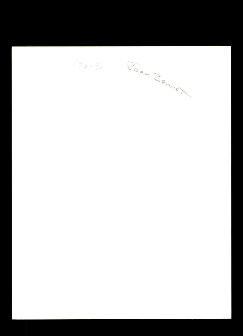 Joan Bennett PSA DNA Signed 8x10 Photo Autograph