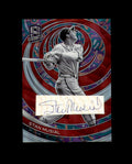 Stan Musial Signed 2023 Panini Spectra Prizm Psychedelic Refractor Cut Cardinals Autograph