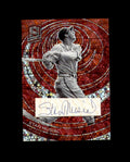 Stan Musial Signed 2023 Panini Spectra Prizm Red Disco Refractor Cut Cardinals Autograph