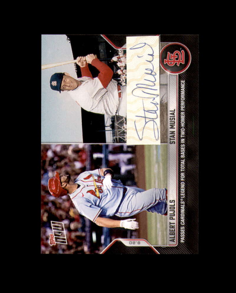 Stan Musial Signed 2022 Topps Now Cut Cardinals Autograph