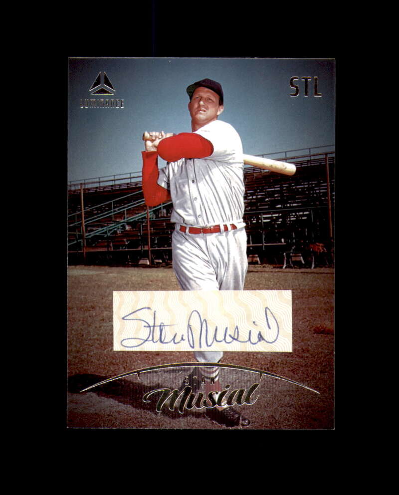 Stan Musial Signed 2023 Panini Luminance Cut Cardinals Autograph
