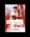 Stan Musial Signed 2017 Panini Donruss Diamond King Cut Cardinals Autograph