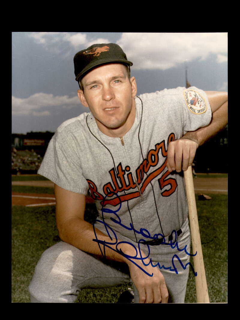 Brooks Robinson Autograph 8x10 Photo Signed Orioles