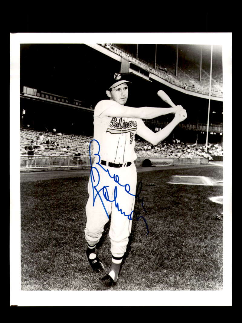 Brooks Robinson Autographed 8x10 Photo Signed Orioles
