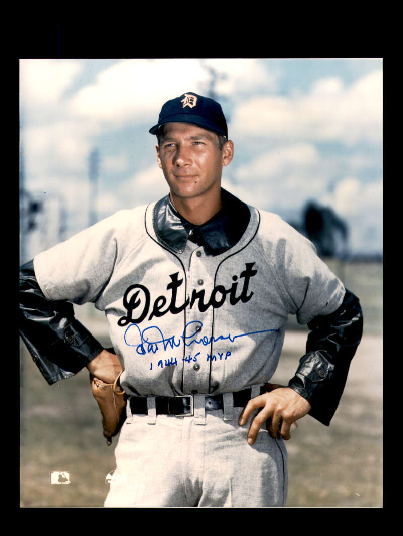 Hal Newhouser Signed 8x10 Photo Autographed Tigers