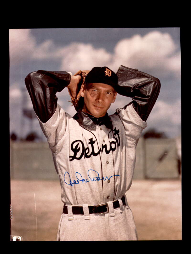 Hal Newhouser Autograph 8x10 Photo Signed Tigers