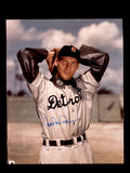 Hal Newhouser Autograph 8x10 Photo Signed Tigers