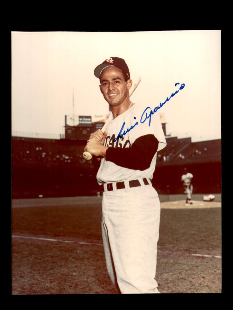 Luis Aparicio Signed 8x10 Photo Autograph White Sox