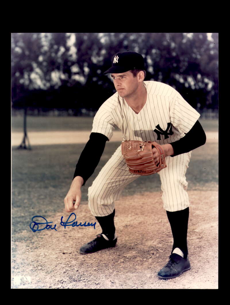 Don Larsen Signed 8x10 Photo Autograph Yankees