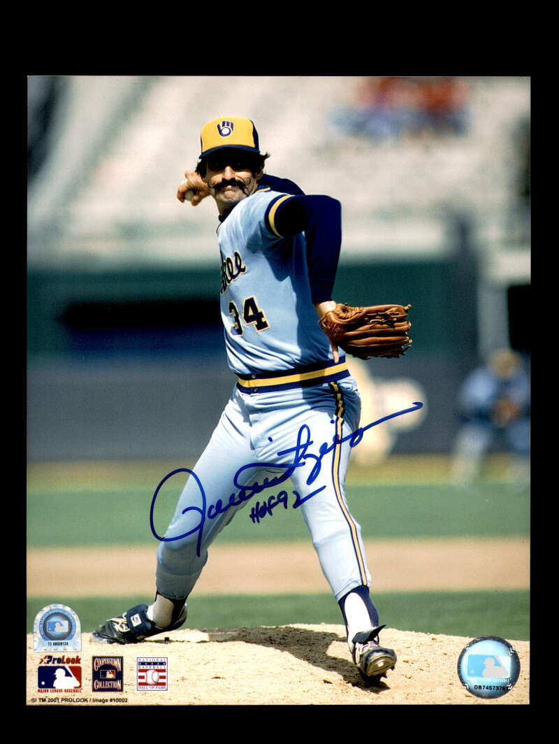 Rollie Fingers Signed 8x10 Photo Autograph Milwaukee