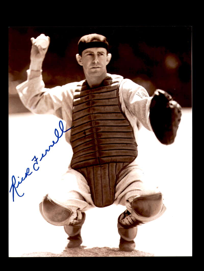 Rick Ferrell Signed 8x10 Photo Autograph