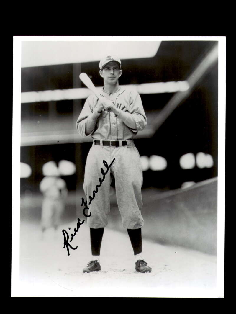 Rick Ferrell Signed 8x10 Photo Autograph Browns