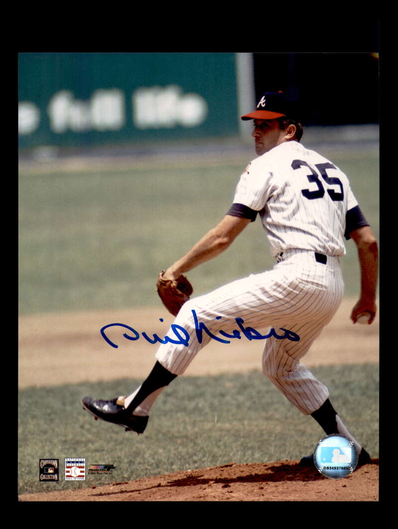 Phil Niekro Signed 8x10 Photo Autograph Braves