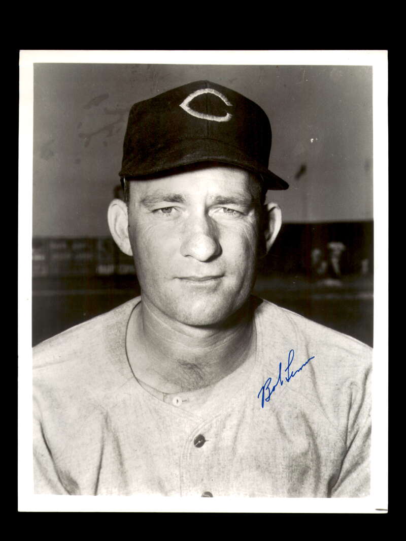 Bob Lemon Signed 8x10 Photograph Autograph Cleveland