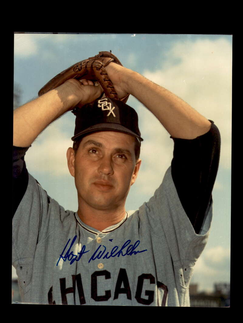 Hoyt Wilhelm Signed 8x10 Photo Autographed White Sox