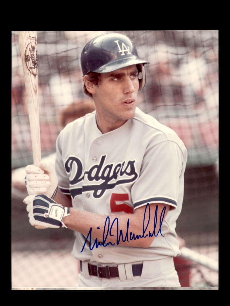 Mike Marshall Signed 8x10 Photo Autograph Dodgers