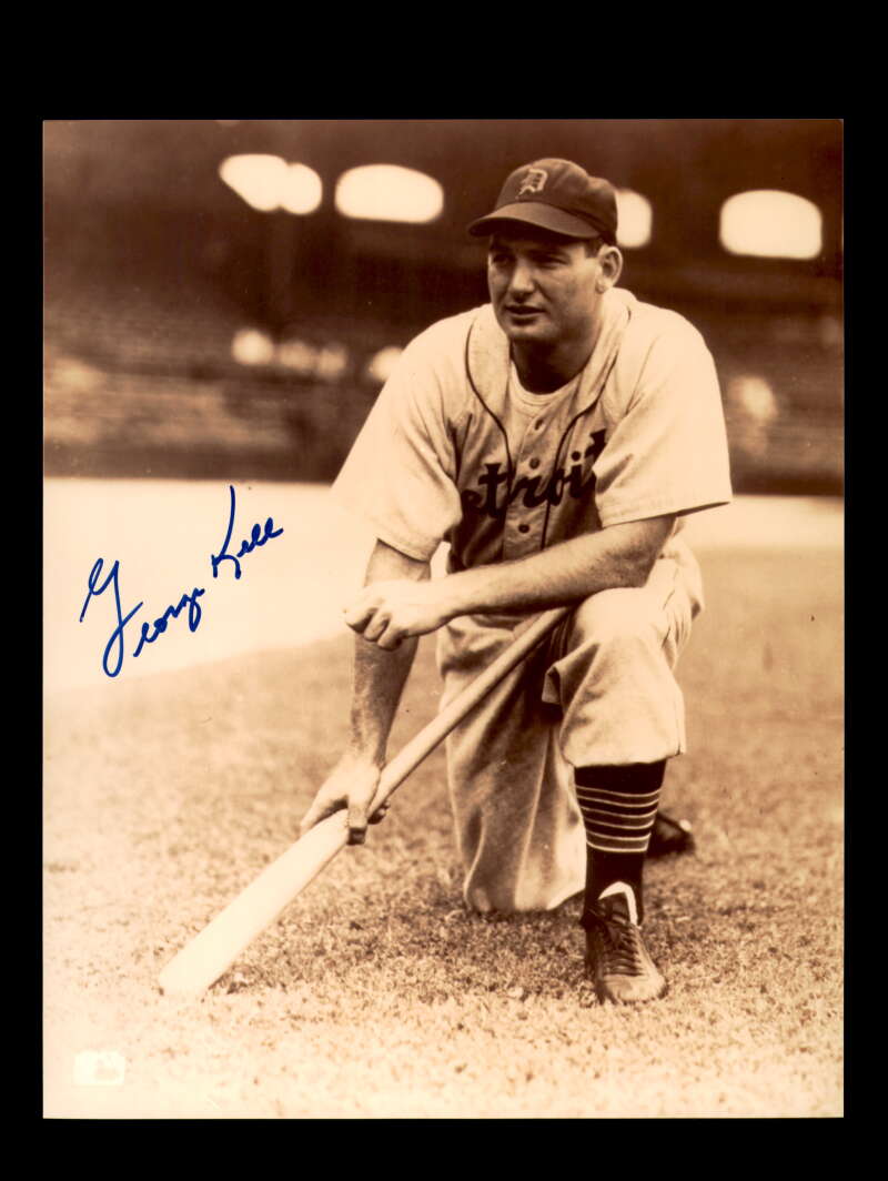 George Kell Signed 8x10 Photo Autograph Tigers