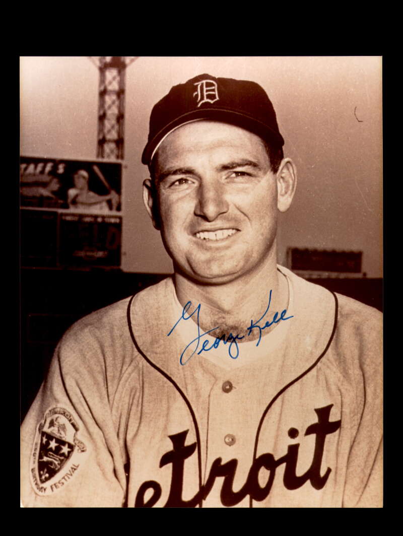 George Kell Signed 8x10 Photo Autographed Tigers