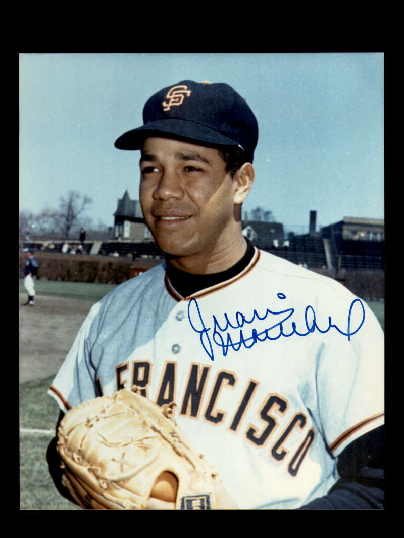 Juan Marichal Signed 8x10 Photo Autograph Giants