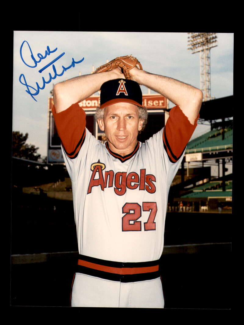 Don Sutton Signed 8x10 Photo Autograph Angels