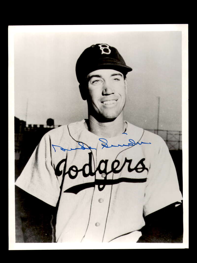 Duke Snider Signed 8x10 Photo Autographed Dodgers