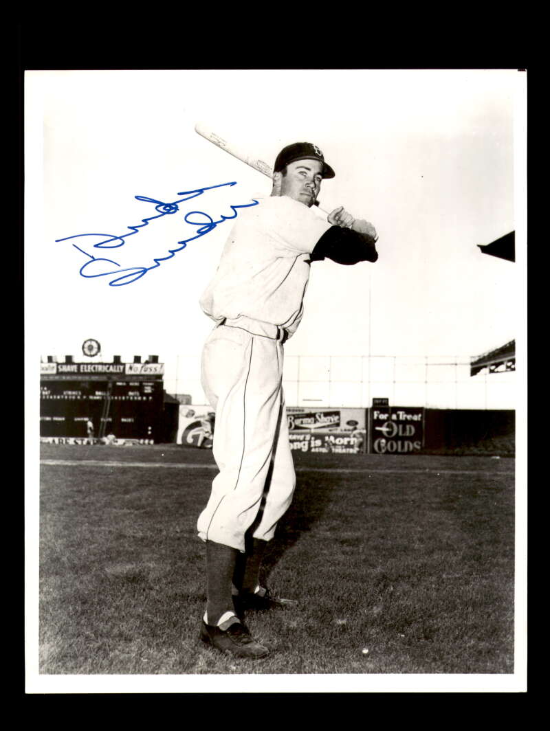 Duke Snider Signed 8x10 Photograph Autograph Dodgers