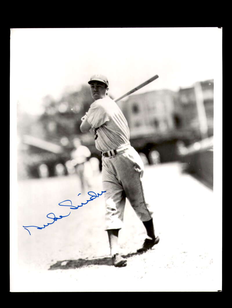 Duke Snider Signed 8x10 Photograph Autographed Dodgers