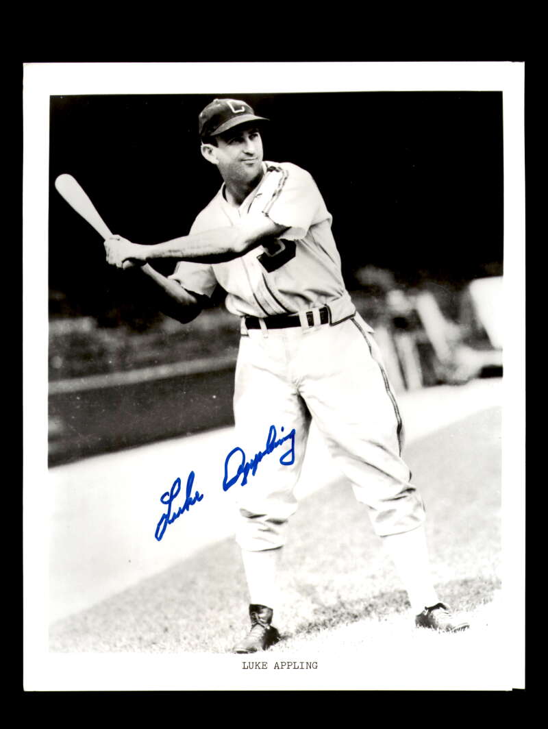 Luke Appling Signed 8x10 Photo Autograph